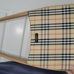 Real Burberry Beige Checkered Women's Bag